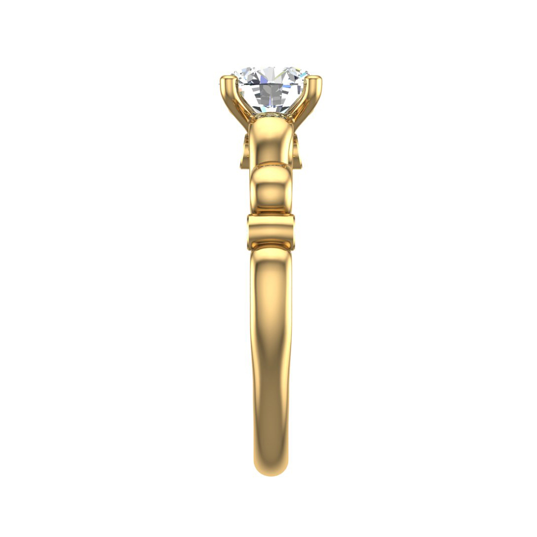 Ellieana Infinity Solitaire Engagement Ring